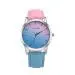 Retro Reloj Mujer Rainbow Design Leather Band Analog Alloy Quartz Women Watches Montre Fast Shipping Feida 2