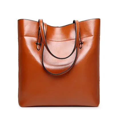 Retro Vintage Women's Handbag Leather Casual Tote Trendy Shoulder Bags Messenger Bag Cross Body Bag Bolsas 3