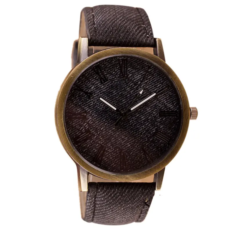 Retro Vogue Wristwatch Cowboy Leather Band Watches Top Luxury Quartz Watch Montre Homme Relojes Hombre 1