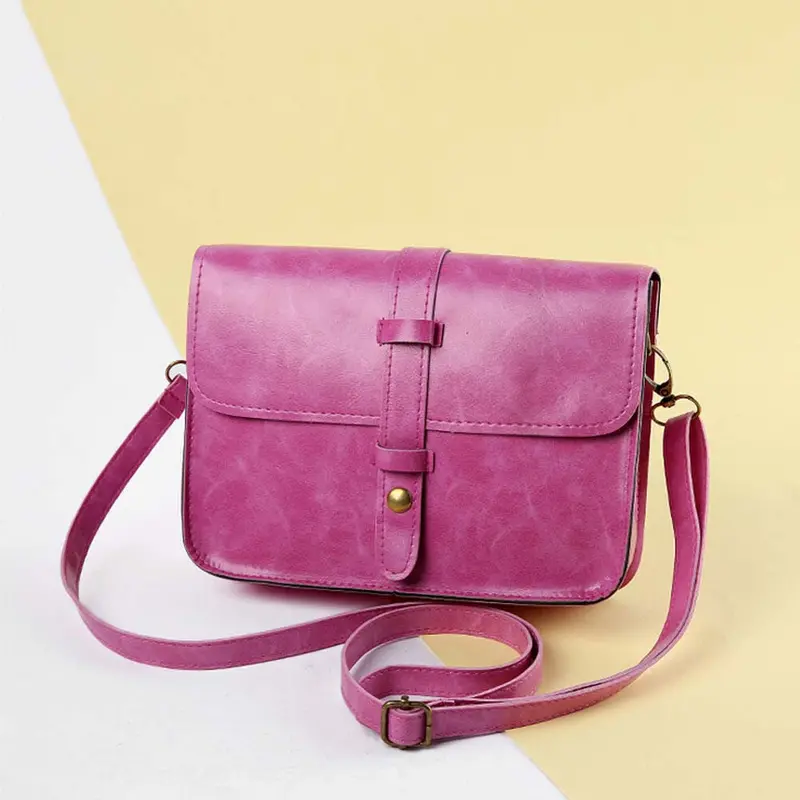 Retro Woman Messenger Bags Small Casual Crossbody Shoulder Bags Design Handbags 6