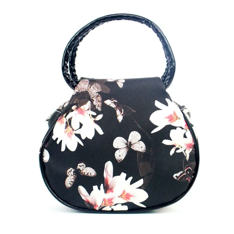 Retro Women Bag Printed Floral Leather Shoulder Messenger Bag Hbag Casual Travel Beach Bags Bolsa Feminina Clutch 1