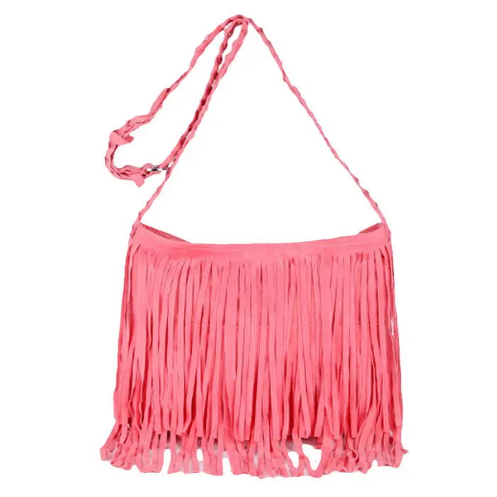 Retro Women Bags Vintage Faux Suede Fringe Tassle Imitation Leather Satchel Shoulder Hbags Crossbody Bag For Women 3