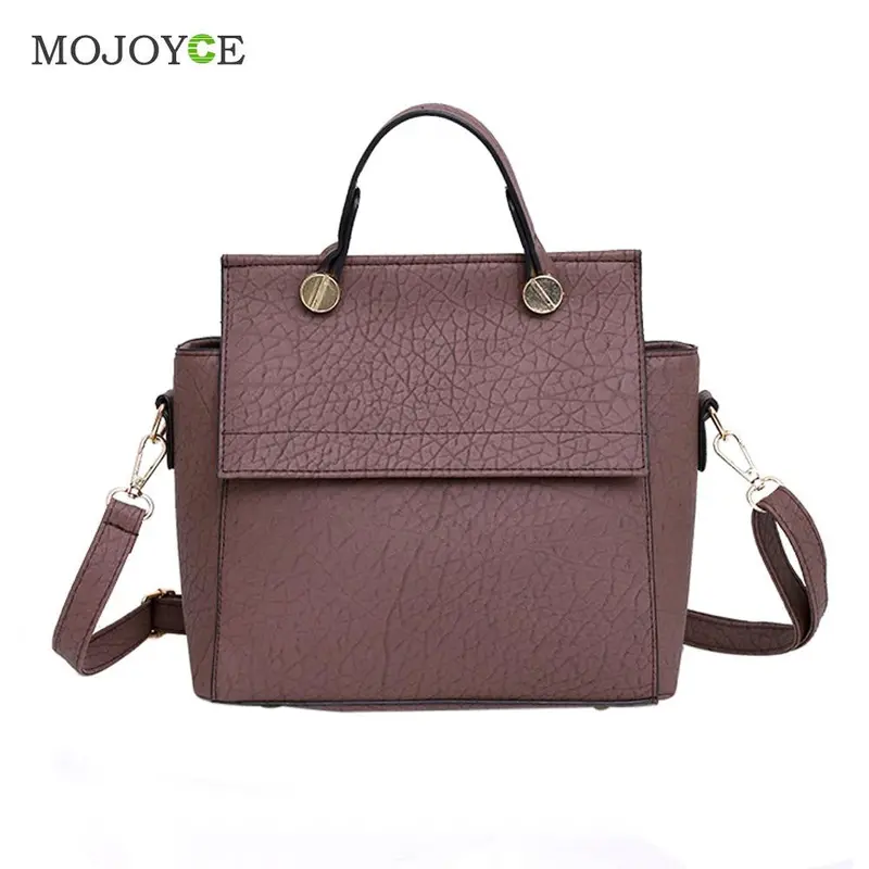 Retro Women Leather Handbags Ladies Shoulder Women Messenger Bags Leather Bags Women Tote Sac A Main Clutch Bolsa Feminina 2