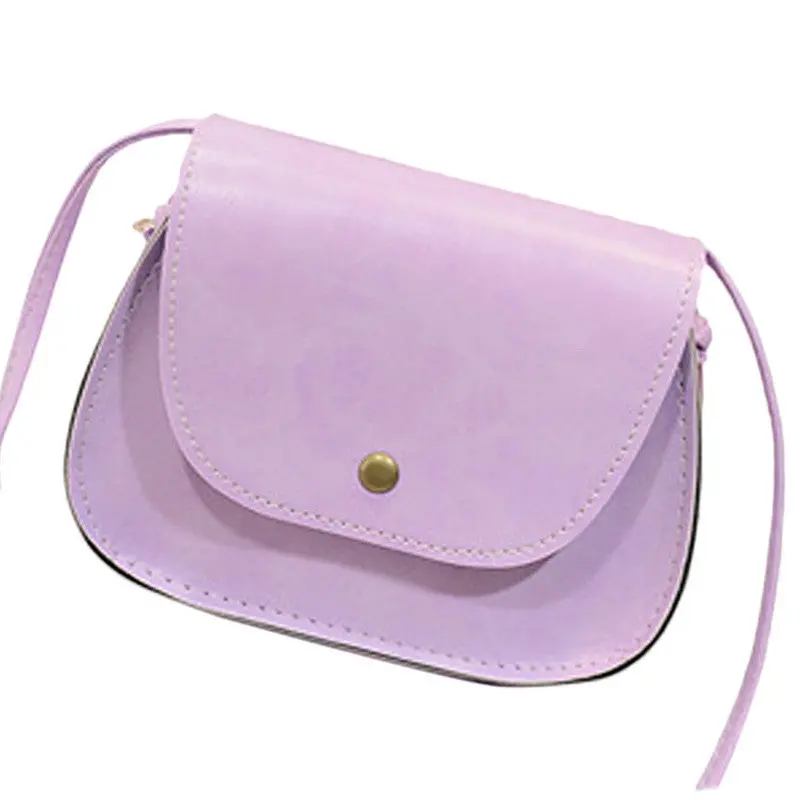 Retro Women Vintage Messenger Bags Solid Chain Hasp Mini Shoulder Bag Leather Crossbody 4