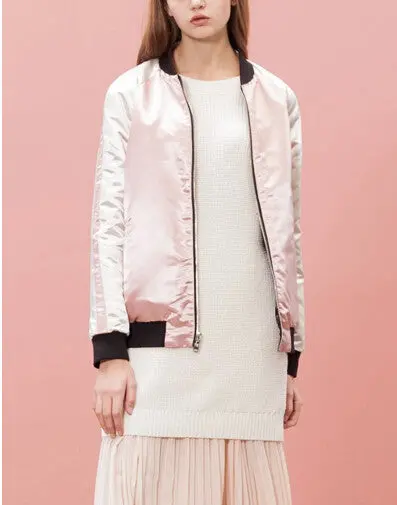 Reversible Coat Embroidery Flower Phoenix Bird Short Jacket Women Contrast Sleeve Bomber Jacket Coat Pilots Outerwear 4