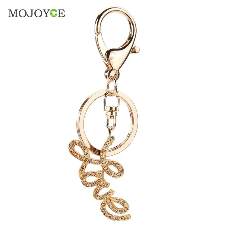 Rhinestone Keyring Charm Pendant Purse Bag Chain Keychain Gift 1