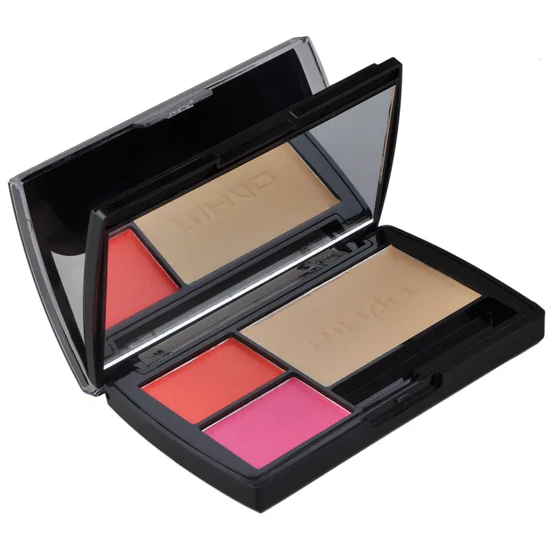 Rihao 8 Colors Diamond Shinning Eye Shadow Eyebrow Powder Blush Palettemakeup Set Beauty Accessories 1