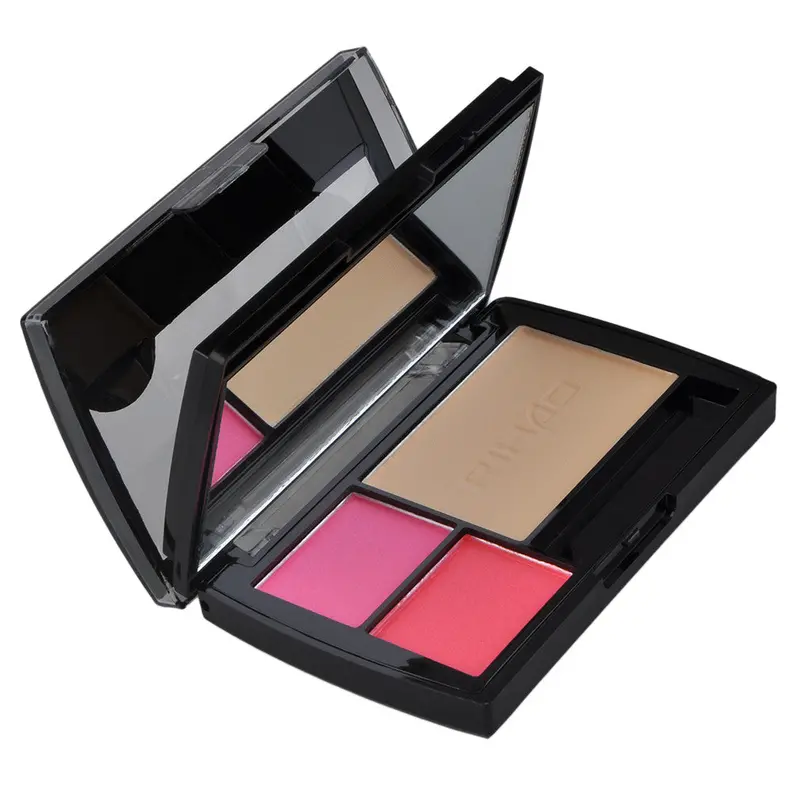 Rihao 8 Colors Diamond Shinning Eye Shadow Eyebrow Powder Blush Palettemakeup Set Beauty Accessories 3