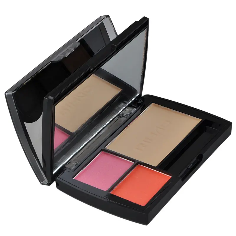 Rihao 8 Colors Diamond Shinning Eye Shadow Eyebrow Powder Blush Palettemakeup Set Beauty Accessories 7