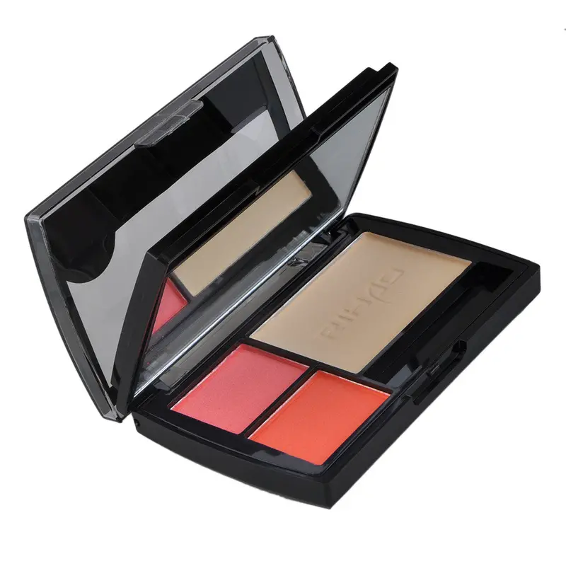 Rihao 8 Colors Diamond Shinning Eye Shadow Eyebrow Powder Blush Palettemakeup Set Beauty Accessories 8