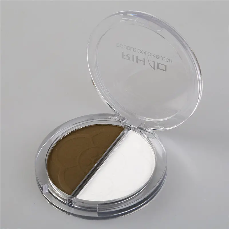 Rihao Beauty Face Blush Makeup Blusher Blush Face Makeup Cosmetic Blusher Double Color In One Blush 10