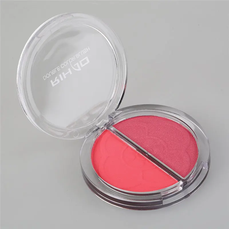 Rihao Beauty Face Blush Makeup Blusher Blush Face Makeup Cosmetic Blusher Double Color In One Blush 5