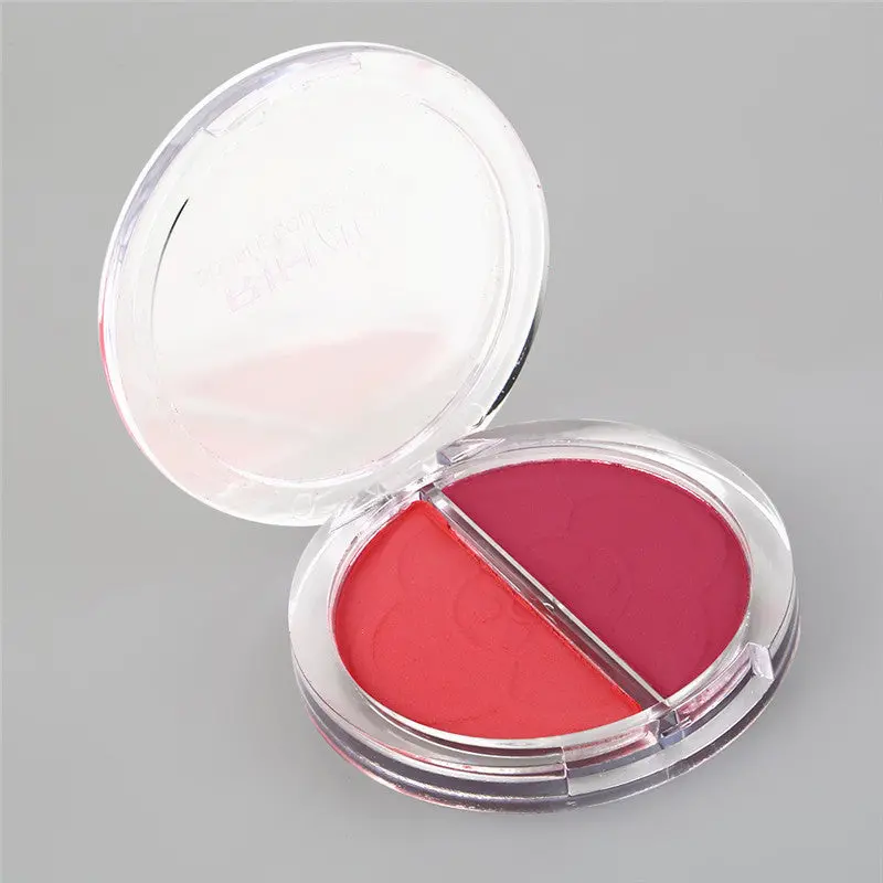 Rihao Beauty Face Blush Makeup Blusher Blush Face Makeup Cosmetic Blusher Double Color In One Blush 6