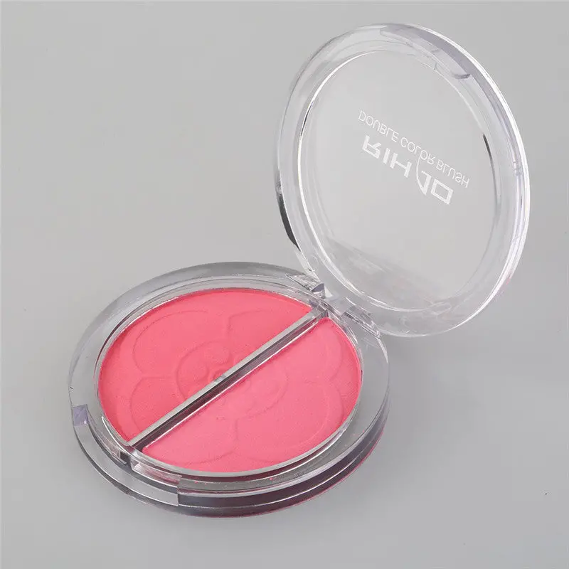 Rihao Beauty Face Blush Makeup Blusher Blush Face Makeup Cosmetic Blusher Double Color In One Blush 7