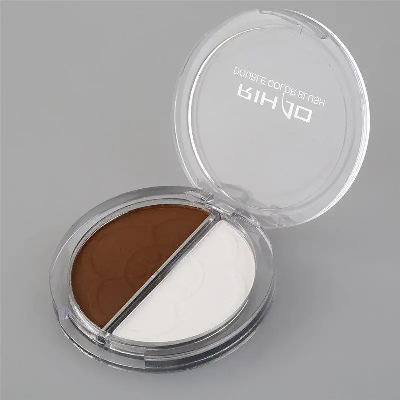 Rihao Beauty Face Blush Makeup Blusher Blush Face Makeup Cosmetic Blusher Double Color In One Blush 8