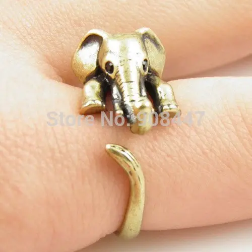 Ring Elephant Animal Ring Retro Vintage Rings Gift R301 2