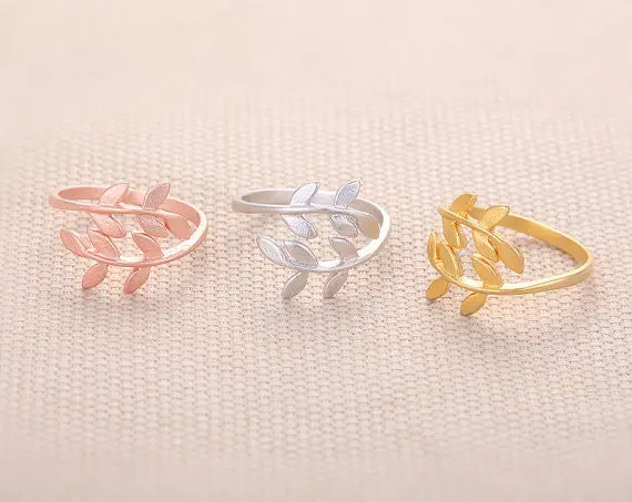 Ring Leaves Ring Knuckle Ring Party And Anniversary Gifts 1