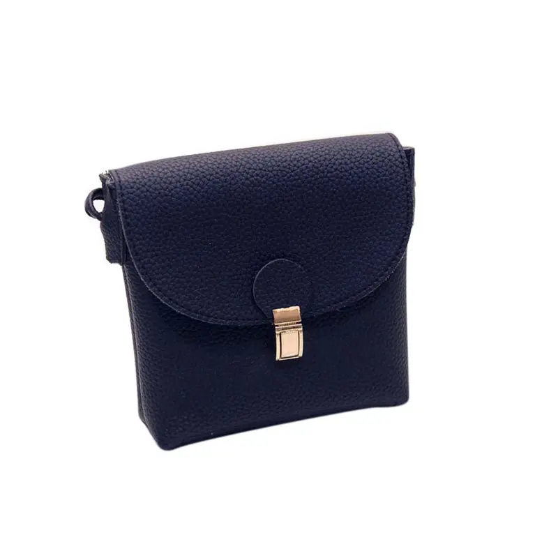 Rivet Women Bags Leather Plug Lock Hbag Cross Body Shoulder Bag Feminina Women's Messenger Bags Clutch Purse 1