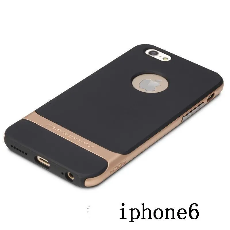 Rock Phone Case For Iphone 6/6S 4.7"6 Plus/6S Plus 5.5" 5 5S Bumper Royce Hybrid Shockproof Hard Pc+Tpu Ultra-Thin Back Cover 1