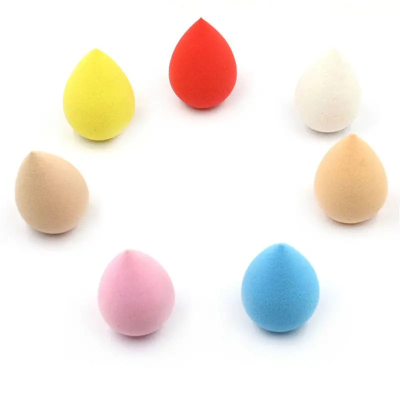Rom Color Sponges Cute Water Drop Shape Great Sponge Blender Makeup Foundation Smooth Sponge 1