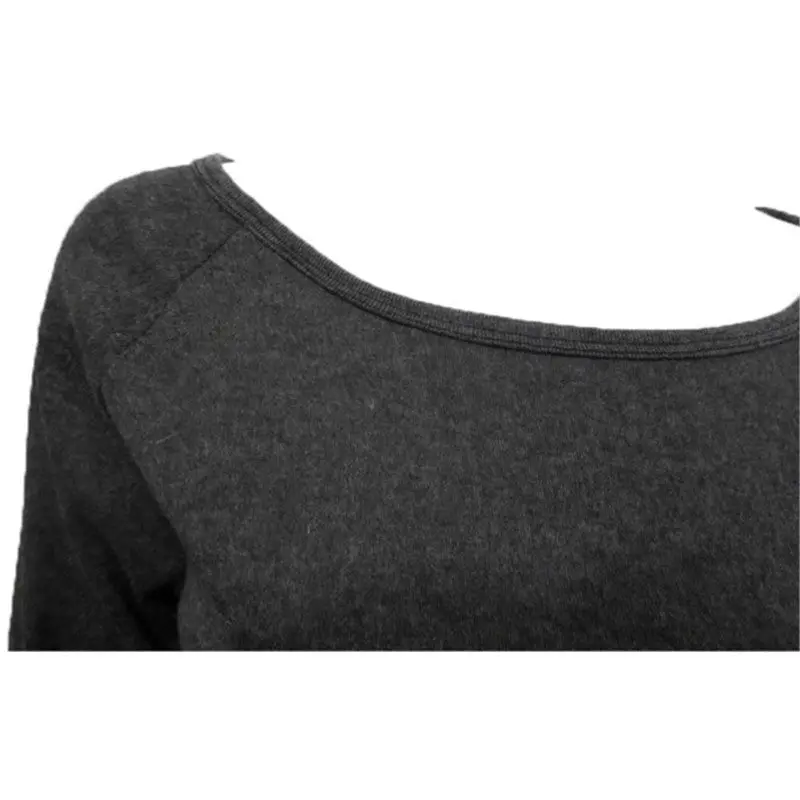 Rompers Womens Jumpsuit Full Sleeve O Neck Casual Loose Long Jumpsuit Grey Bodysuit Outdoor Sport Swearing 4