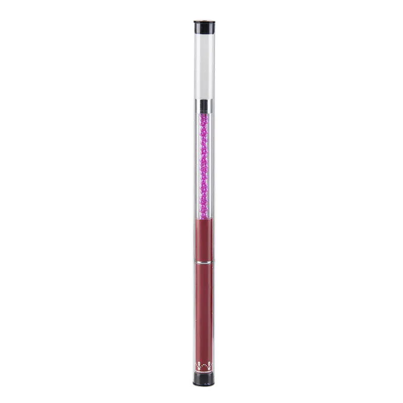 Round Head Light Therapy Potherapy Pen Nail Art Brush Builder Uv Gel Drawing Painting Pen For Icure Toolsuper Red 2