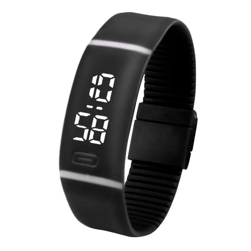 Rubber Led Watch Date Sports Bracelet Digital Wrist Watch Clock Watches Men Women Gift Relogio Masculino Sale Feida 1