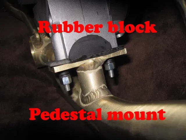 Rubber Motor Mount For Skyhawk Gt2 Built In Gas Tank Frame 1