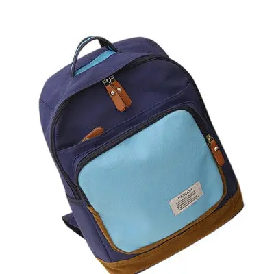 Rucksack Men's Canvas Backpack Leisure Travel Bag Backpack Laptop Backpacks School Shoulder Bag 1