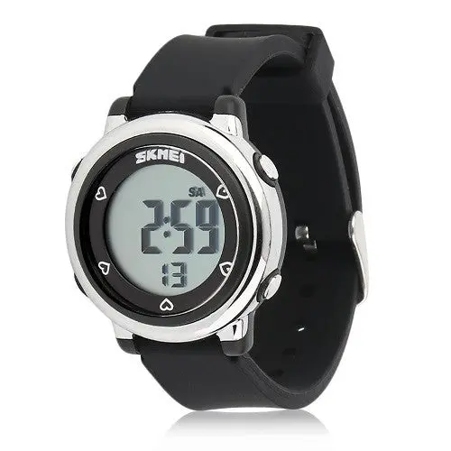 S 1100Waterproof Children Led Digital Jelly Color Wristwatch Boys Girls Watches 1