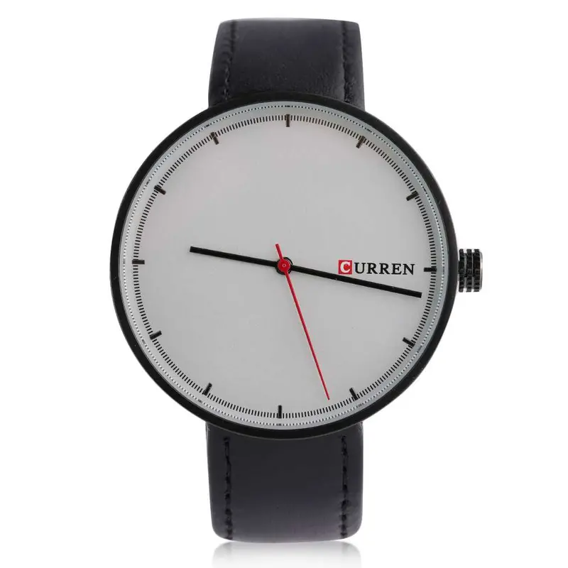 S Casual Businessquartz Watchleather Strap Watches Wristwatch Daily Wear Outdoor Indoor Used 8223 1