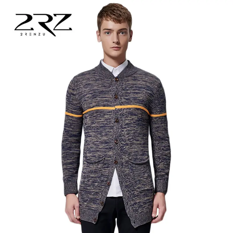 S Rz-M503 Casualslim Cardigan Cotton V Neck Long Sleeve Slim Knitwear Sweaterstrendy Clothing 5