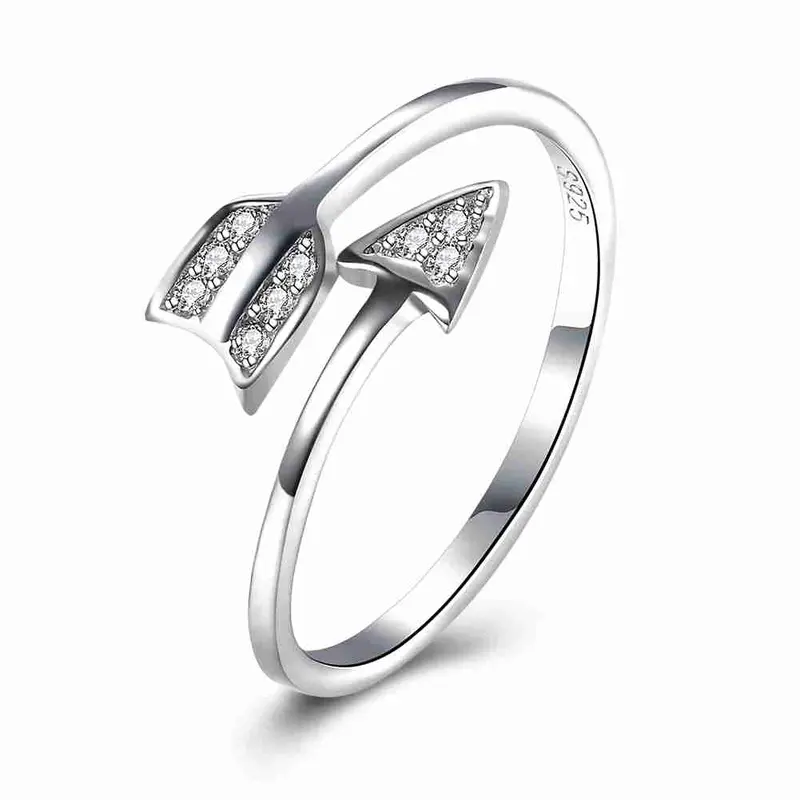 Sale 925 Silver Rings Insets Quartet Anillos Bear Elegant286 5