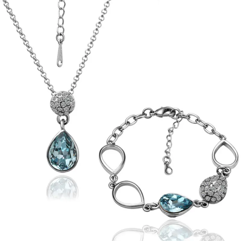 Sale Austrian Crystal Jewelry Sets Elegant Smtps  1 1