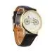 Sale Bicycle Pattern Dial Leather Band Quartz Analog Wrist Watch Watches Relogio Masculino Gift Famous 1