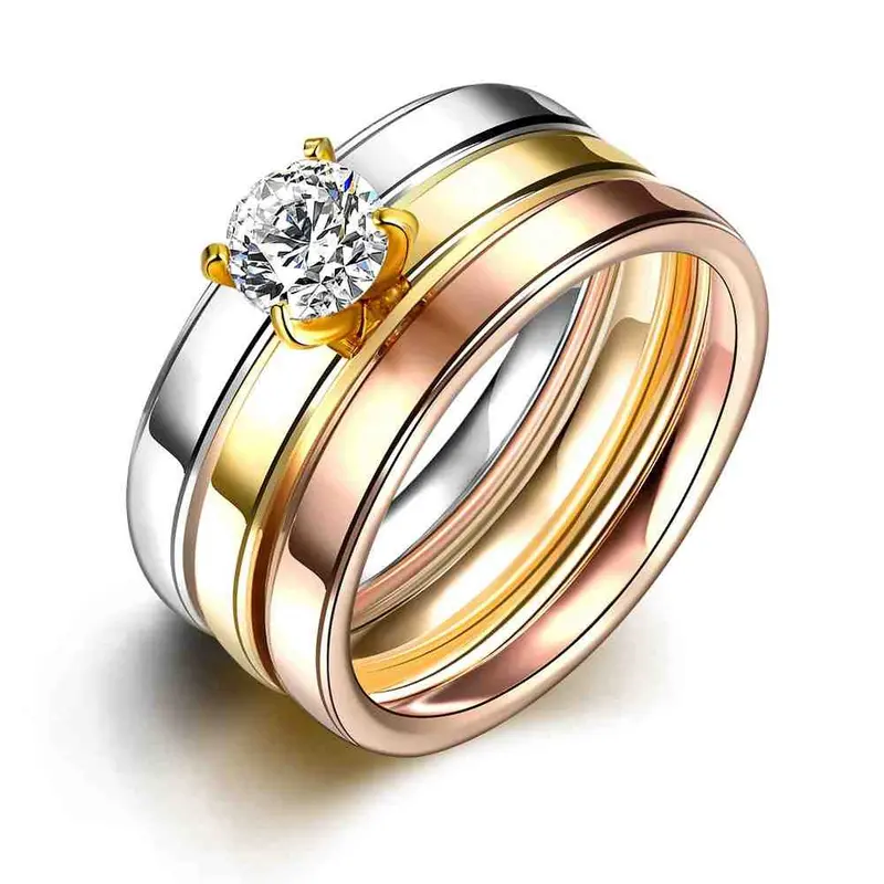 Sale Men's Party Jewelry Rings Color Inlay Bague Femme Love133 4