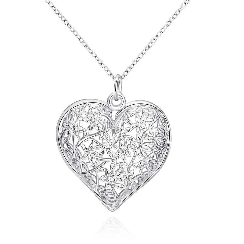 Sale Silver Necklaces & Pendants Sand Flower Big Necklace S In Euros Cp218 1