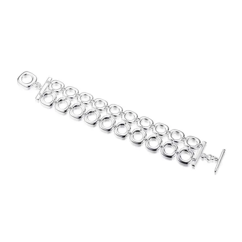 Sale Silver Plated Bracelet Separations Sideways Friendship Bracelets Costume Jewellery Hbh 64 1