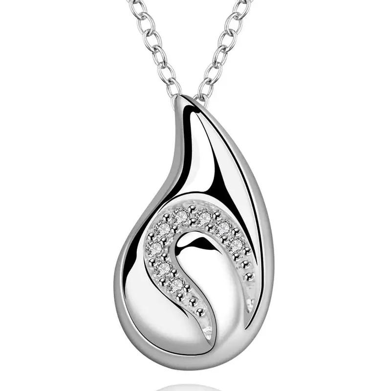 Sale Silver Plated Necklaces &Amp; Pendants Germination Of Seeds Gargantilha Love 1
