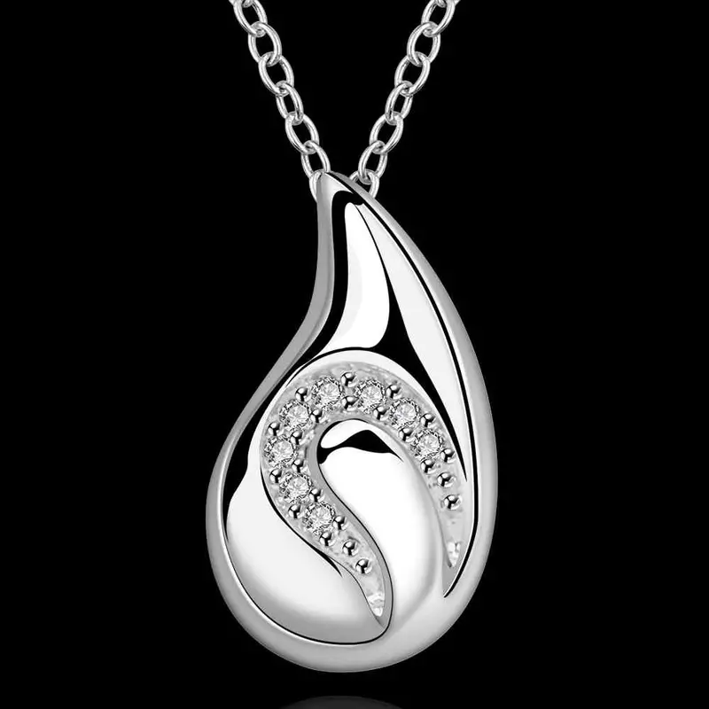 Sale Silver Plated Necklaces &Amp; Pendants Germination Of Seeds Gargantilha Love 2