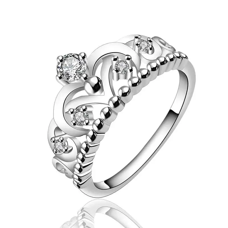 Sale Silver Rings For Men Crown Only Crown Aliancas Bijoux Femme 63 1