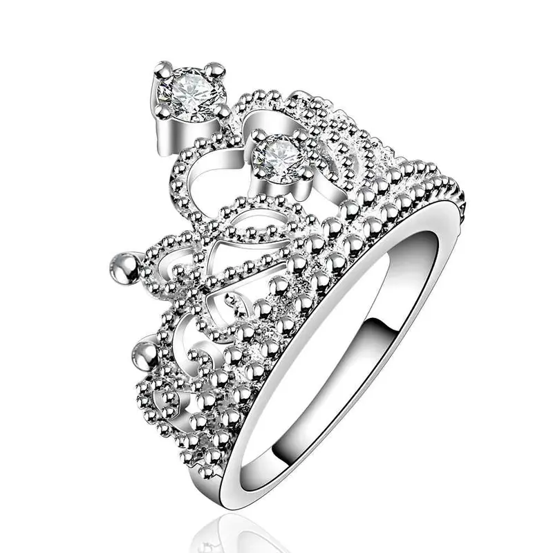 Sale Silver Rings For Men Crown Only Crown Aliancas Bijoux Femme 63 3