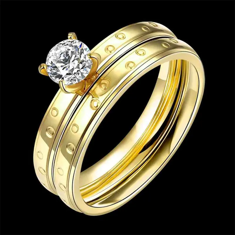 Sale Titanium Steel Ring Dot Moment Rose Anel Masculino Collier Plastron Femme162 6