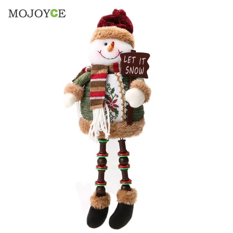 Santa Claus Snow Man Reindeer Doll Christmas Decoration Hanging Ornaments Charm Pendant For Christmas Gift 2