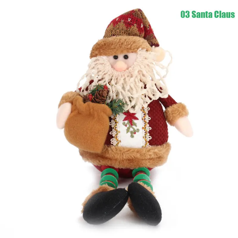 Santa Claus Snow Man Reindeer Doll Christmas Decoration Xmas Tree Hanging Ornaments Pendant Best Gift 92725 1