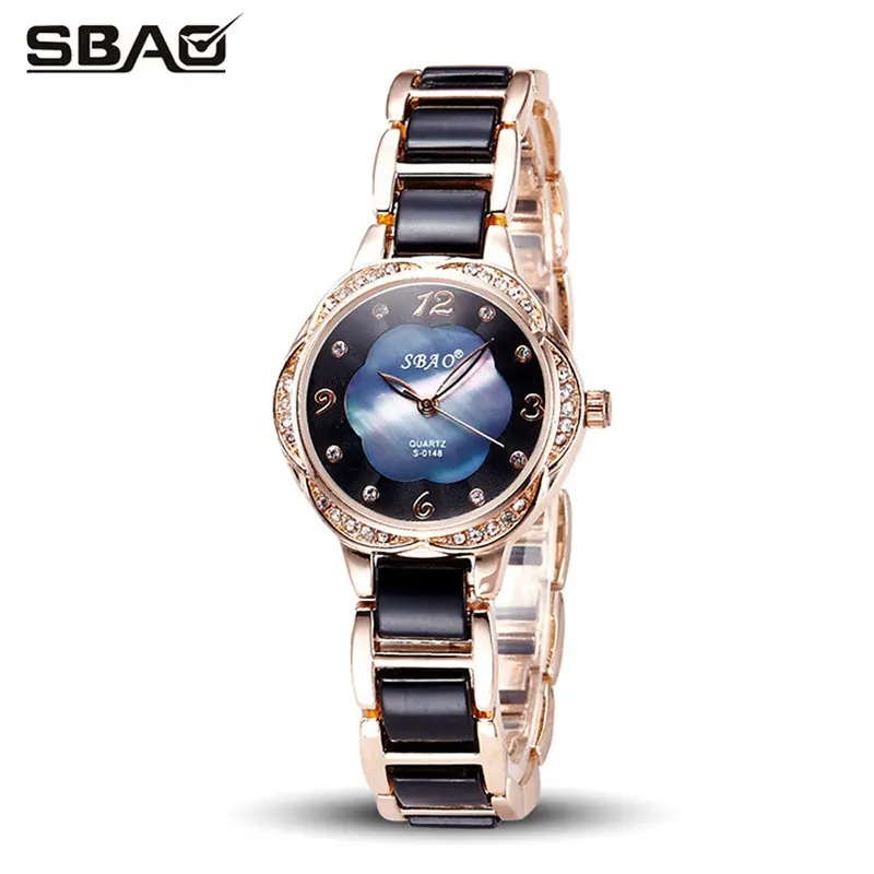 Sbao Women Watches The Elegant Mother Of Pearl Dial Bracelet Watch Famous Watches 7