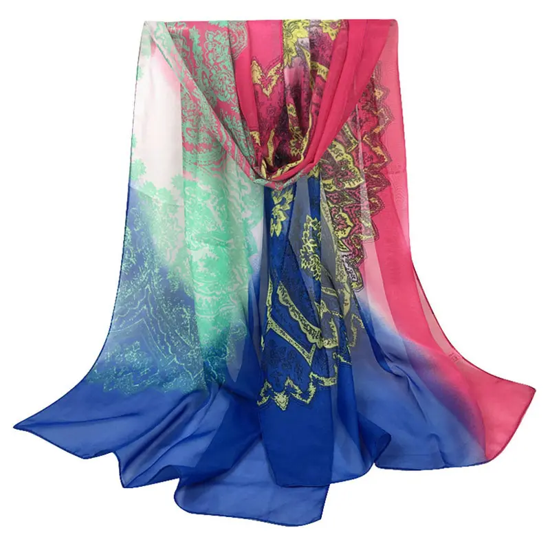 Scarf Beach Poncho Chiffon Scarves From India Sexy Shawls And Scarves Women Casual Long Soft Wrap Scarfs Ladies 1