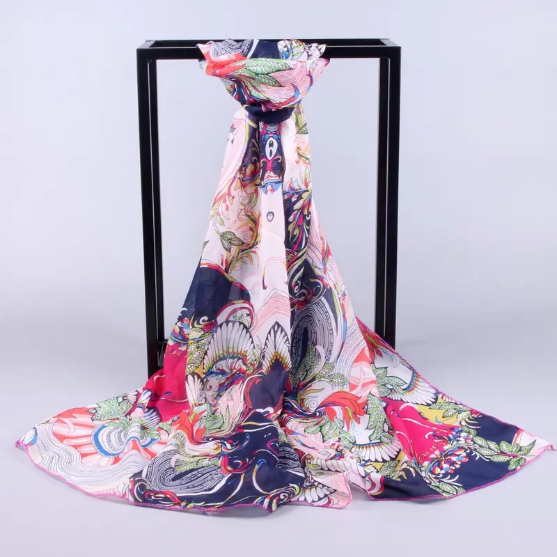 Scarf Beach Poncho Sexy Scarves Loose Chiffon Shawls Scarfs Women Long Soft Wrap Ladies Shawl 1