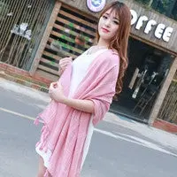 Scarf Beach Scarves From India Poncho Casual Loose Sexy Shawls Ladies Plaid Fringed Wrap Scarfs 6
