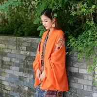 Scarf From India Poncho Scarves Shawls Beach Cover Up Women National Embroidery Sarong Wrap Scarfs 10